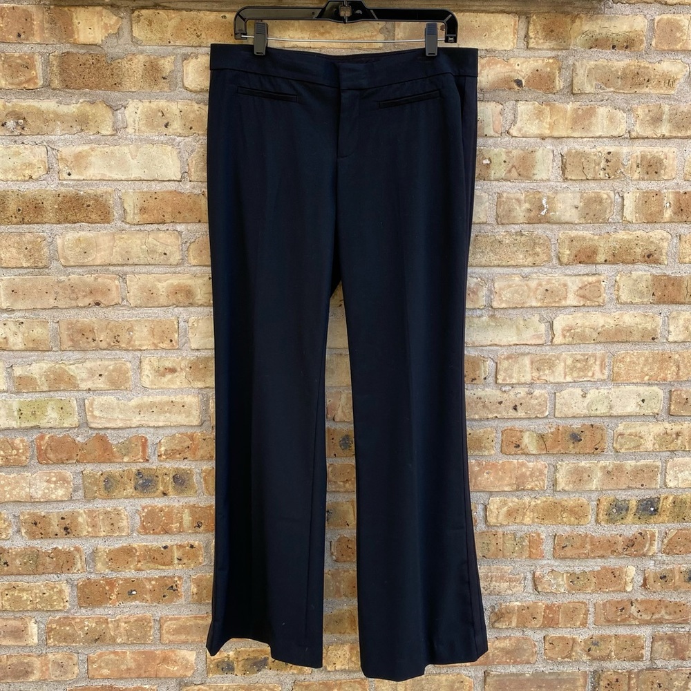 Perfect Trouser Wide Leg Tuxedo style black pants